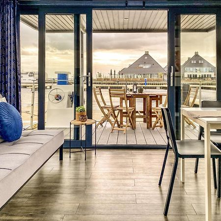 Houseboat Blue Sneekermeer Offingawier Exterior foto